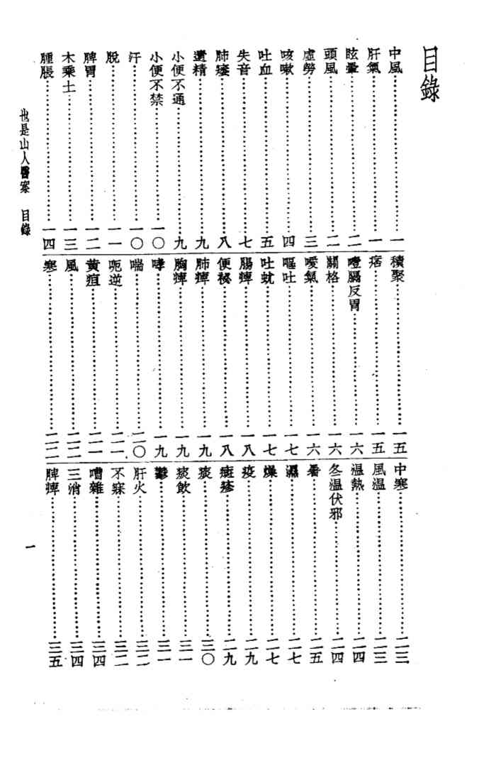 珍本医书集成  13  医案类乙  也是山人医案